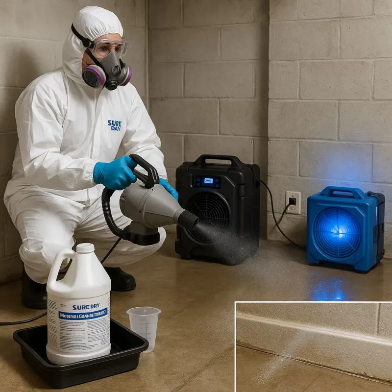 Sanitization and Odor Removal process in Wayland, MA